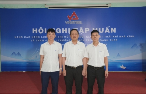 THÉP VIỆT - SING THAM GIA TẬP HUẤN NÂNG CAO NĂNG LỰC QUẢN TRỊ MÔI TRƯỜNG, HƯỚNG TỚI PHÁT TRIỂN BỀN VỮNG
